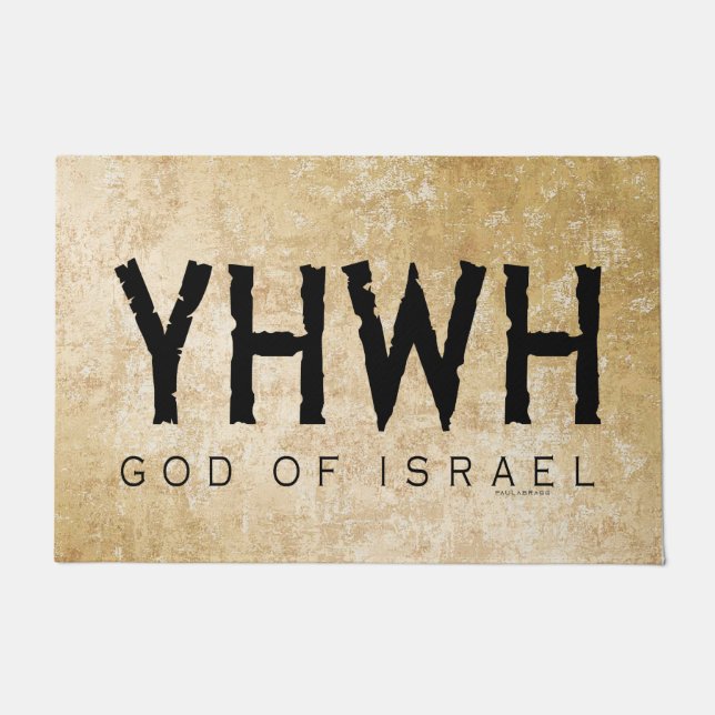 YHWH (Jehovah) Fußmatte (Vorderseite)