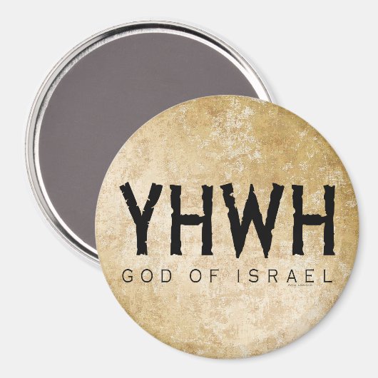YHWH Jehovah Magnet (Vorderseite/Rückseite)