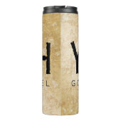 YHWH (Jehovah) Thermosbecher (Rückseite)