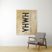YHWH (Jehovah) Wandteppich (Beispiel)