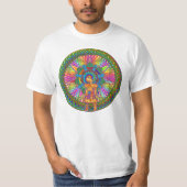 YHWH Mann w/rainbowbraid T-Shirt (Vorderseite)