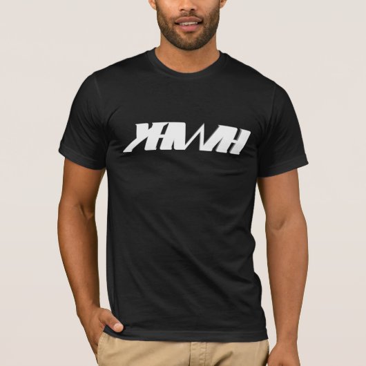 YHWH Modern Blanc T-Shirt (Vorderseite)