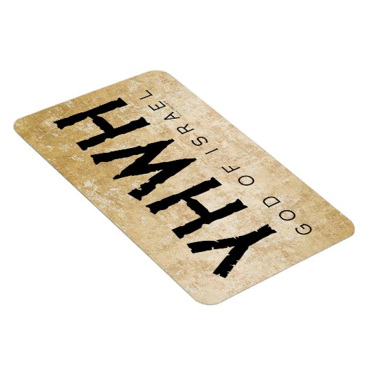 YHWH (Yahweh, Jehovah) Gott Israel Tetragrammaton Magnet (Rechte Seite)