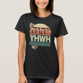 YHWH Yahweh Tetragrammaton Retro 1 T-Shirt (Vorderseite)
