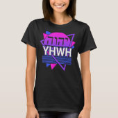 YHWH Yahweh Tetragrammaton Retro 2 T-Shirt (Vorderseite)
