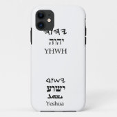 YHWH (Yahweh) und Yeshua Name Case (Rückseite)