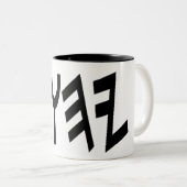YHWHLogo Mug1 Zweifarbige Tasse (VorderseiteRechts)