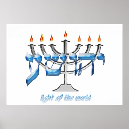 YHWSHUA Light of the World Poster (Vorne)