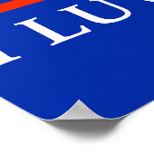 Yi Long Ma 2024 I Liebe You Typ Poster (Ecke)