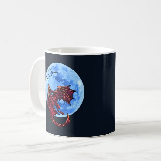 Yi Qi Dragon serpent Cryptid-Kreatur Kaffeetasse (Vorderseite Links)
