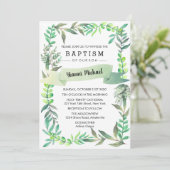 Yianni Taufe-Einladung Einladung (Stehend Vorderseite)