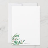 Yianni Taufe-Einladung Einladung (Rückseite)