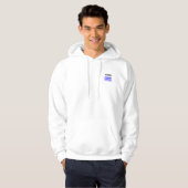 Yiannis griechischer Name mit griechischer Flagge Hoodie (Vorne ganz)