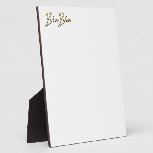 YiaYia Fotoplatte (Seite)