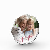 Yiayia | Oma Script Overlay Fotoblock (Links)
