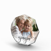 Yiayia | Oma Script Overlay Fotoblock (Rechts)