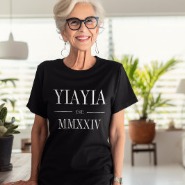 Yiayia römisches Jahr T-Shirt