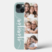 Yiayia Script Oma Foto Case-Mate iPhone Hülle (Rückseite)