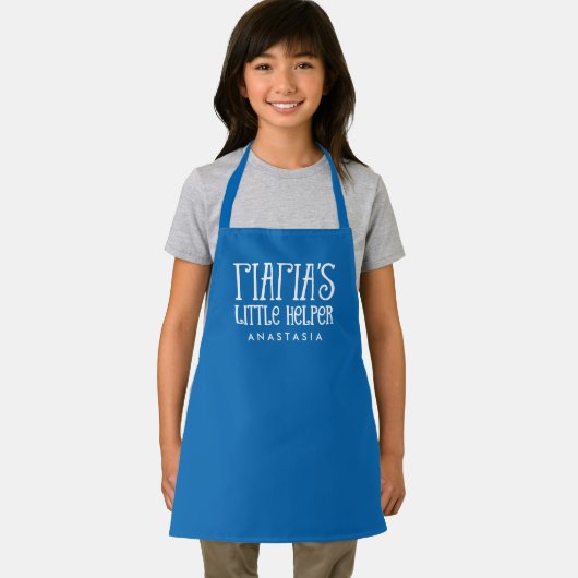Yiayias kleiner Helfer, griechisch personalisiert Schürze (Insitu)