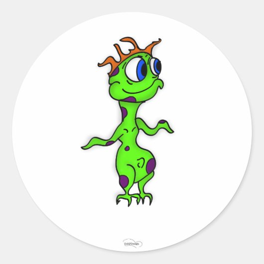 Yib Creature Sticker (Vorderseite)