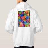 Yichun China City Map Hoodie (Rückseite)