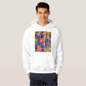 Yichun China City Map Hoodie (Vorne ganz)