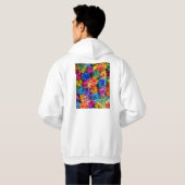 Yichun China City Map Hoodie (Schwarz voll)