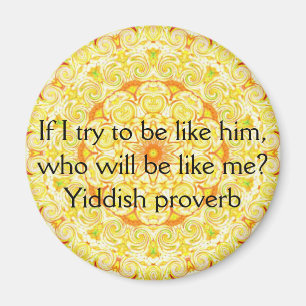 Yiddish Sprichwort Magnet