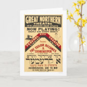 Yiddish Theater-Schneider WPA 1938 Karte (Gelbe Blume)