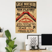 Yiddish Theater Tailor 1938 WPA Vintage Poster (Heimbüro)