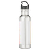 Yiddish Weather Forecast  Edelstahlflasche (Rückseite)