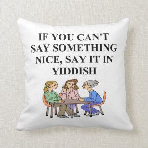 yiddish Witz Kissen