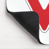 Yield Sign Mousepad (Ecke)
