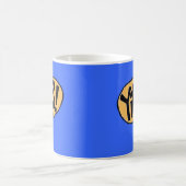 Yikes! Cartoon-Ausruf Kaffeetasse (Mittel)