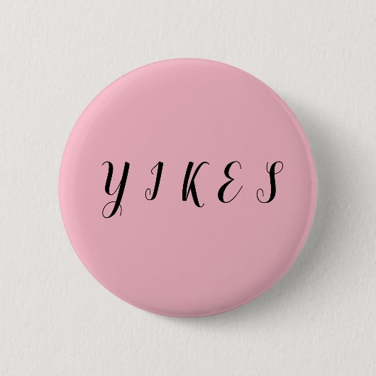 Yikes Meme Knopf Button (Vorderseite)