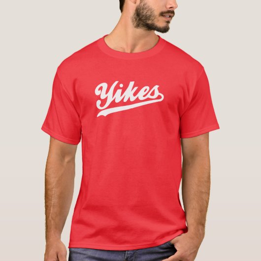 Yikes Skript T-Shirt (Vorderseite)
