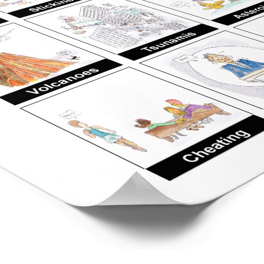 Yikes! Was hast du vor? Poster (Ecke)