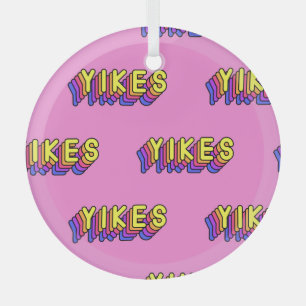 Yikes Words: Rosa Vintages Hintergrundbild. Ornament Aus Glas