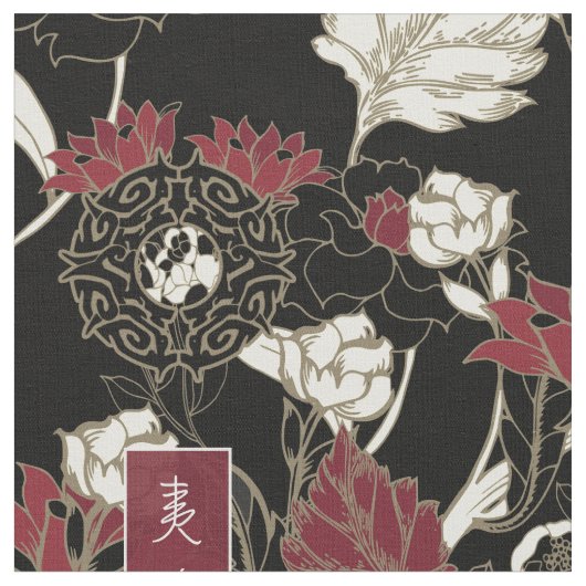 Yiling Wei Pattern Stoff (Nahaufnahme)