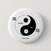 Yin and Yang - A MisterP Button (Vorderseite)