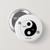 Yin and Yang - A MisterP Button (Vorne & Hinten)