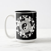 Yin and Yang Asian Symbol Meanings Black Tasse (Links)