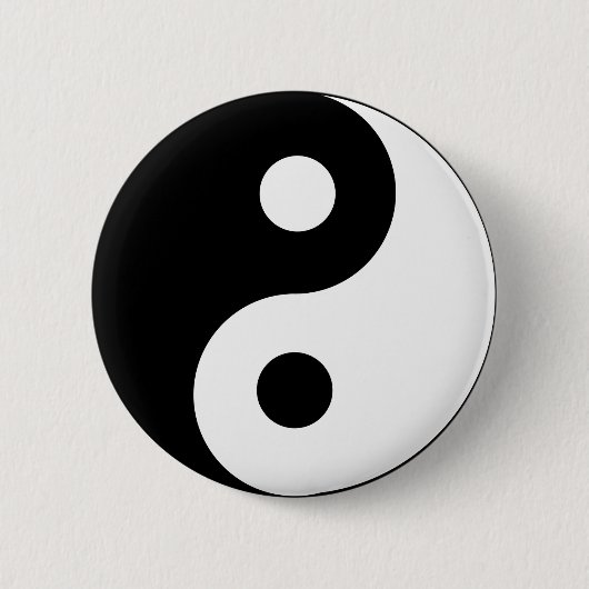 Yin and Yang Balance Button (Vorderseite)
