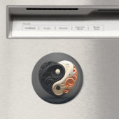 Yin and yang heart Magnet (In Situ (Geschirrspüler))