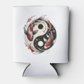 Yin and Yang Japanischer Koi Fisch Dosenkühler (Vorderseite)