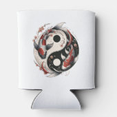 Yin and Yang Japanischer Koi Fisch Dosenkühler (Rückseite)