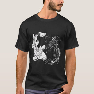 Yin and Yang Japanischer Koi Fish T - Shirt
