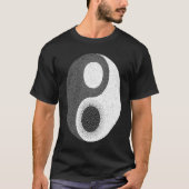 Yin and Yang New Age and Spiritual Yoga Meditation T-Shirt (Vorderseite)