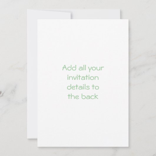 Yin and Yang Ornament Einladung (Rückseite)