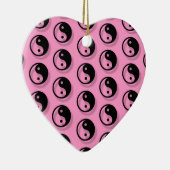 Yin and Yang Pattern Keramik Ornament (Rechts)